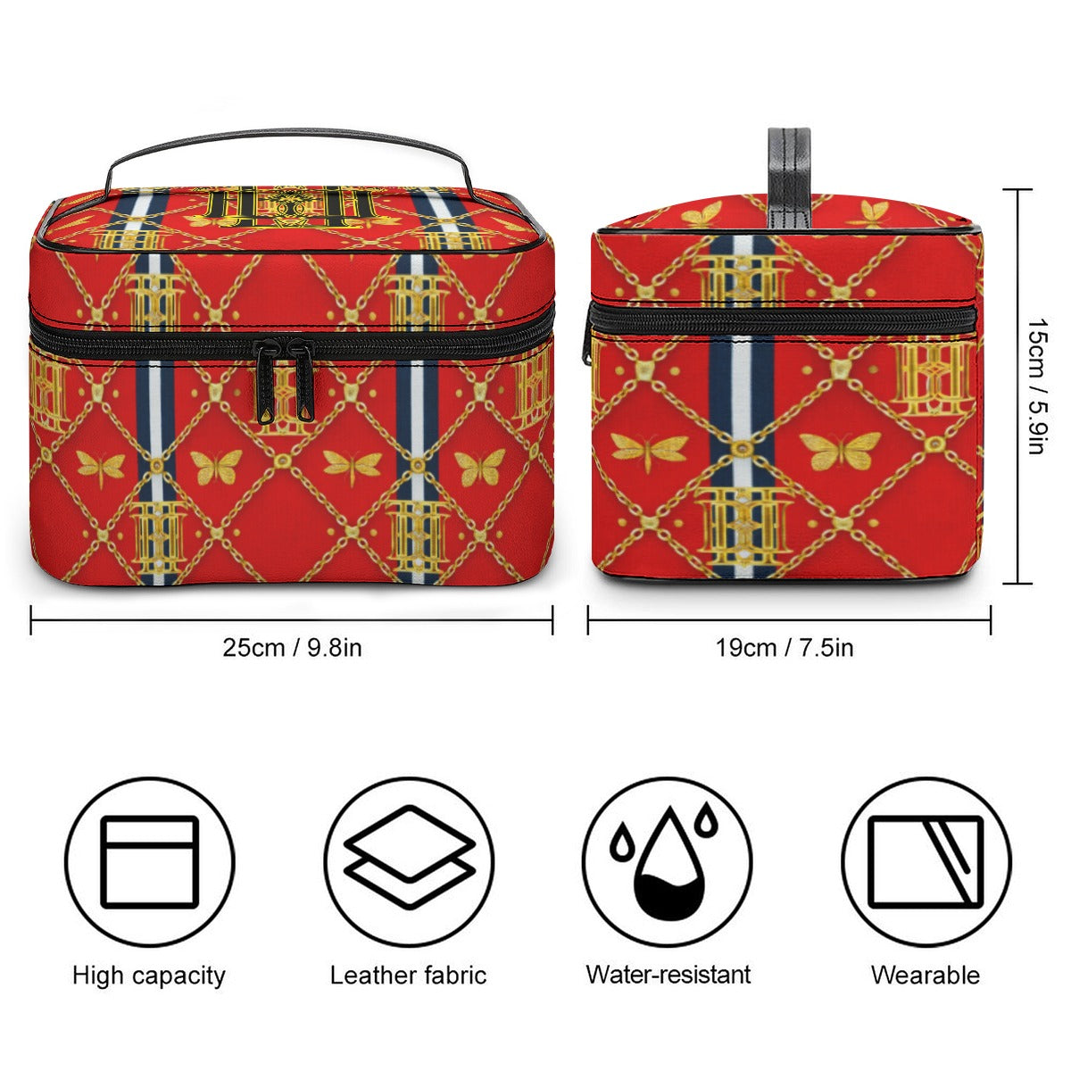 OSO Fuego Toiletry Leatherette Organizer Bag