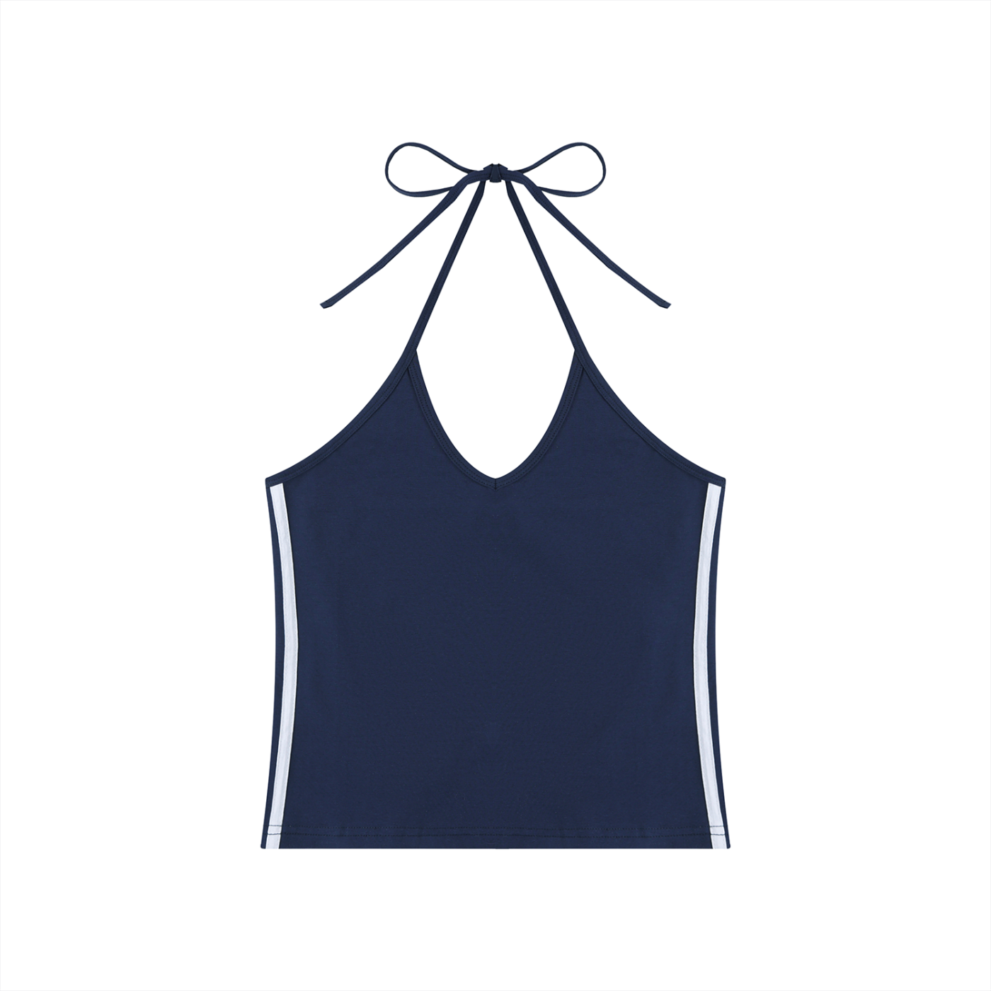 Cachet Coastal Striped Halter Tank