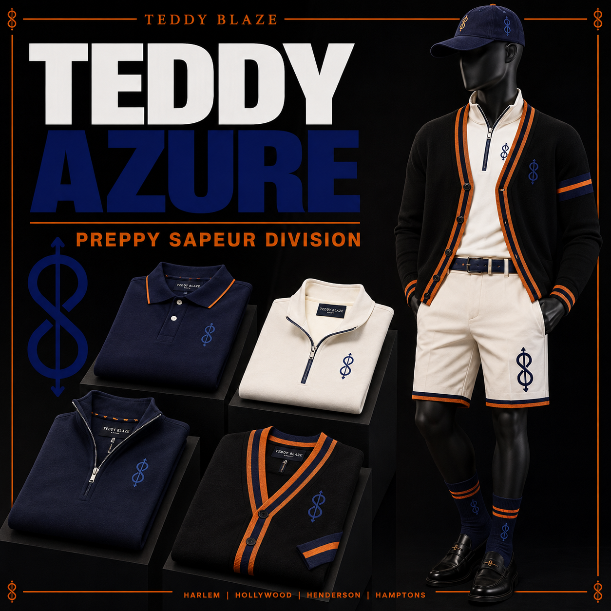 TEDDY AZURE | Preppy Sapeur + Ready to Wear