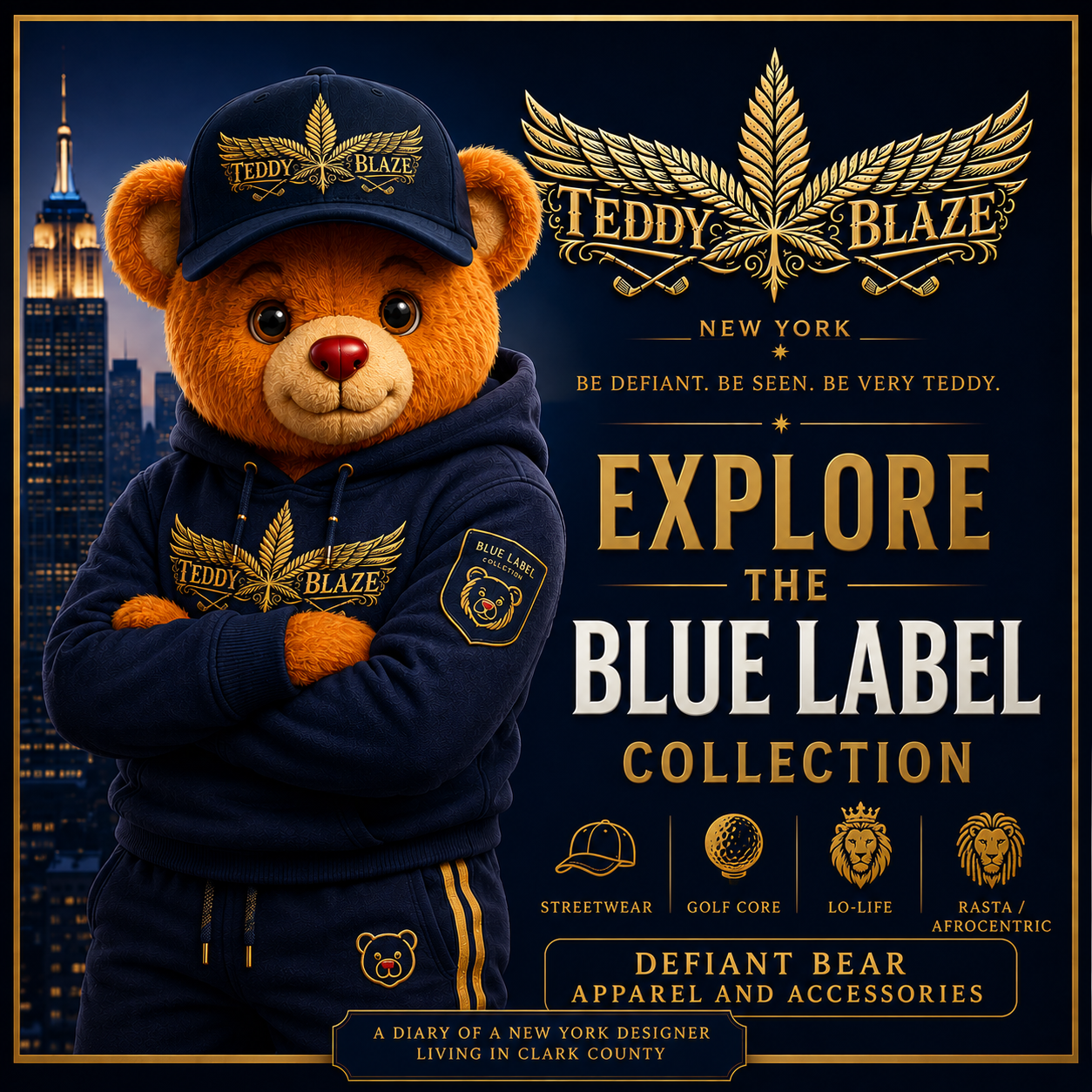 BLUE LABEL | All Things Defiant Bear