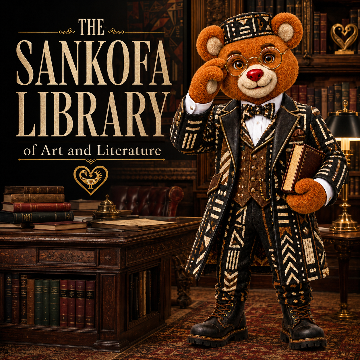 THE SANKOFA LIBRARY OF ART + LITERATURE