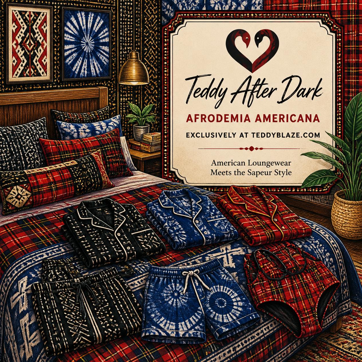 TEDDY AFTER DARK | Afrodemia Americana Loungewear+
