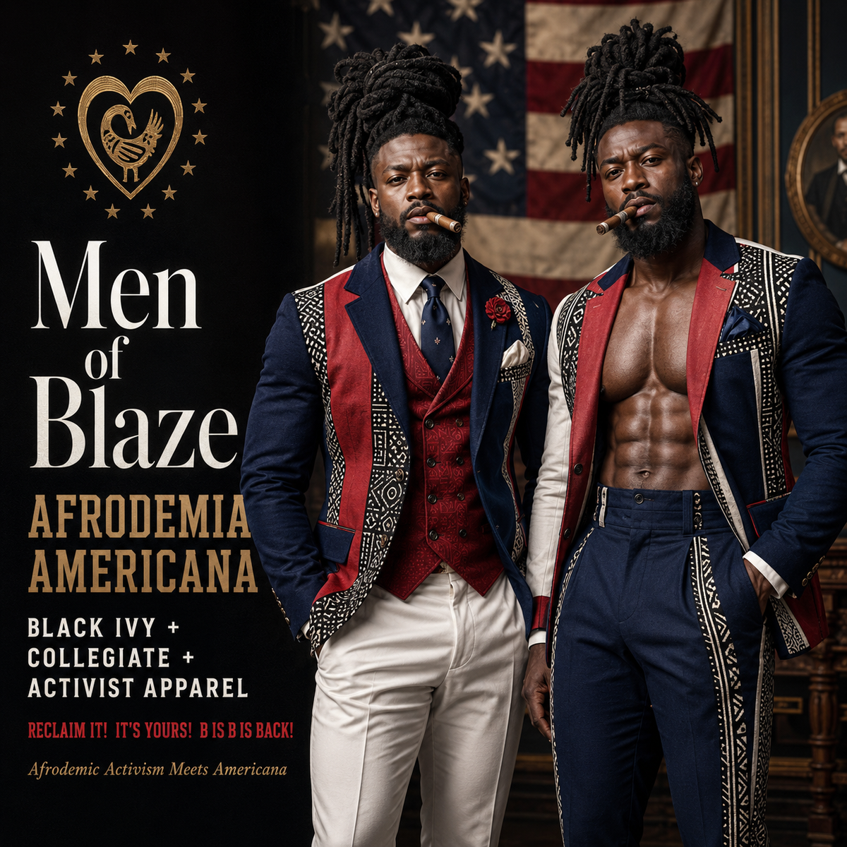 MEN OF BLAZE™ | AFRODEMIA AMERICANA