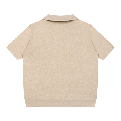 81C Oversized Polo | Teddy Azure