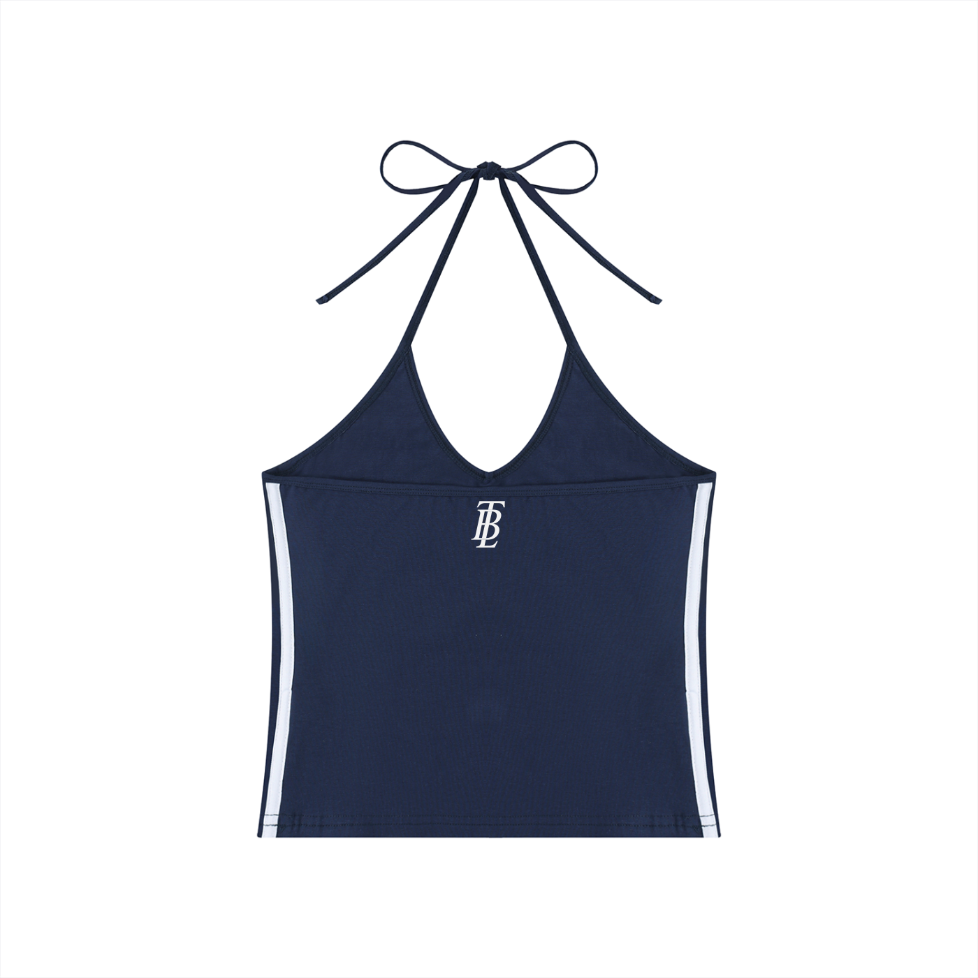 Cachet Coastal Striped Halter Tank