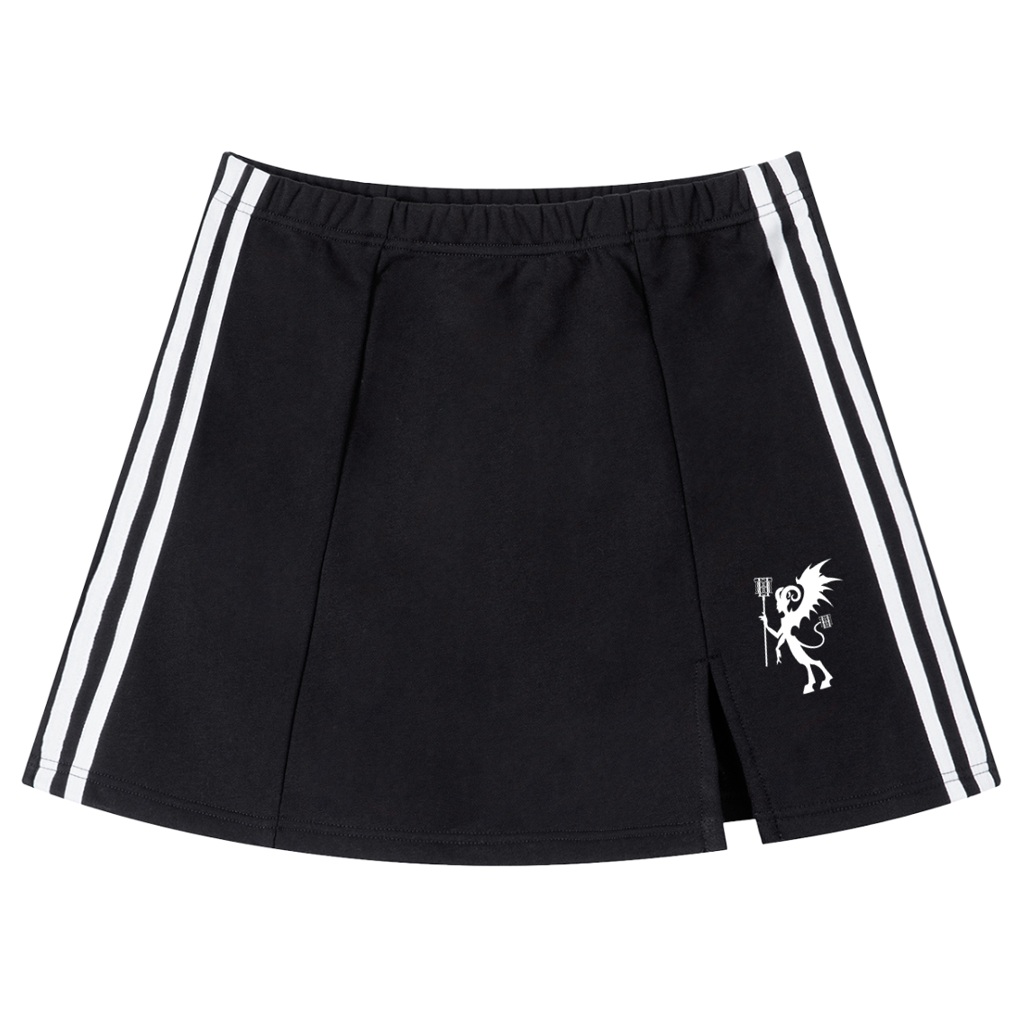 Club Dante Side Stripe Slit Hip Skirt