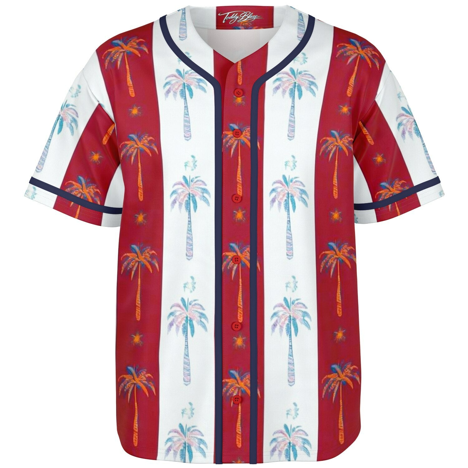 Tropical Teddy Palm Baseball Jersey copy