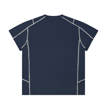 CONTRAST STITCH AMERICANA FITTED TEE