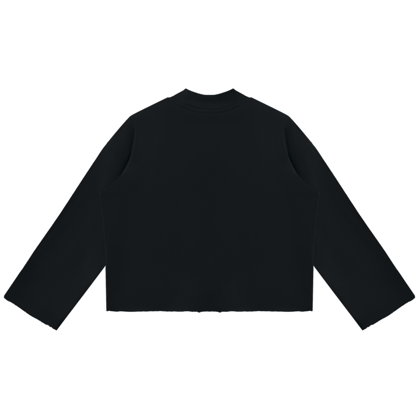 Shop the Dapper Blaze Mock Neck Raw Edge Boxy Jumper by Teddy Blaze. 350 GSM heavy cotton oversized jumper with pinstripe-suited bear graphic from WE OUTSIDE! OUTERWEAR.
