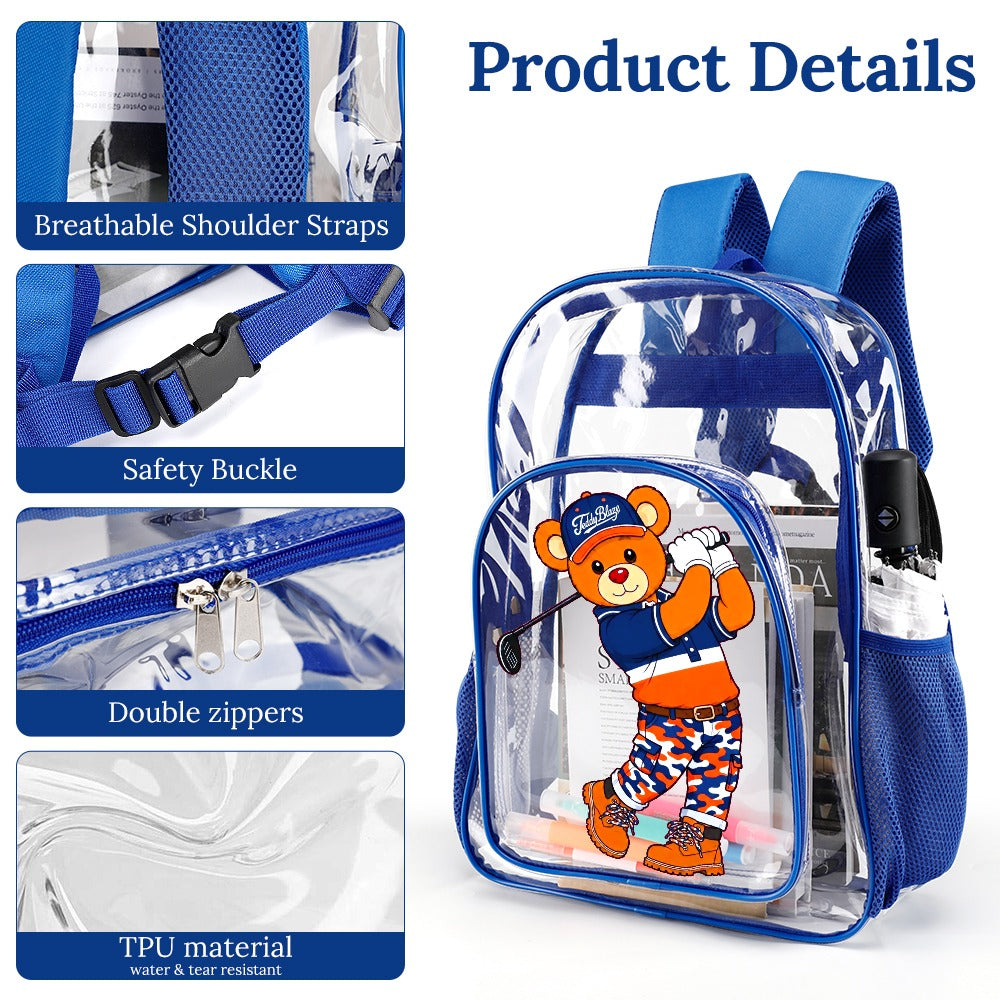 SDB Golfer Clear Backpack | The TBX Chelsea Collection