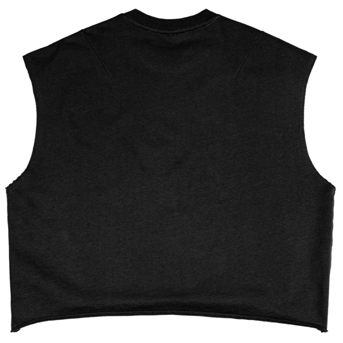 Shop the Iron + Ivy RIGBY French Terry Boxy Tank by Teddy Blaze. Heavyweight 340 GSM raw-edge sleeveless tee featuring the signature metallic RIGBY bear crest.