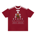 Eye Chart Color Block Cotton Tee | EMPORIUM