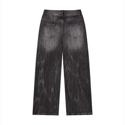 Signature SDB Dragon Vintage Wash Wide Leg Jeans | The TBX Chelsea Collection