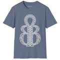 Gray t-shirt with 'Keep Calm and Smoke On' text and graphic on a white background