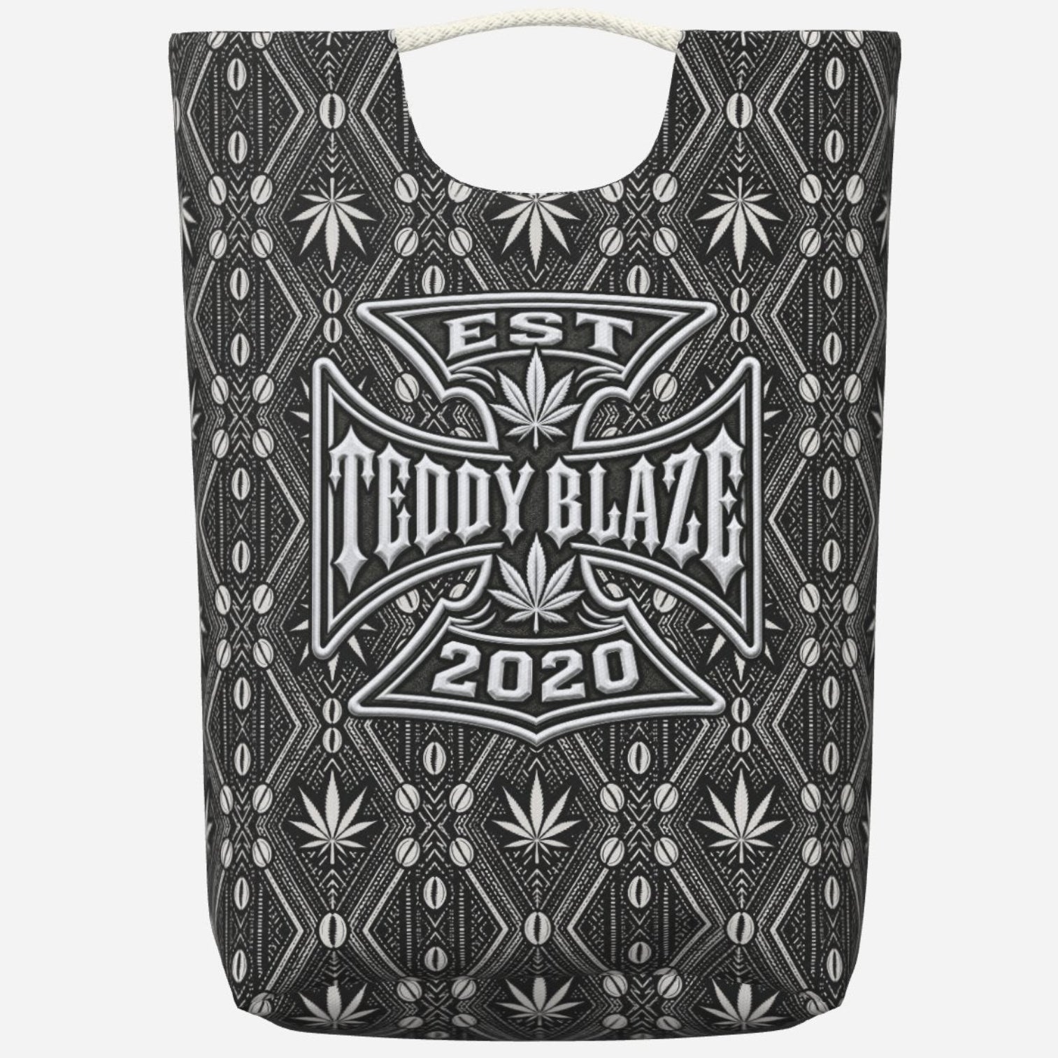 Carry the Teddy Blaze™ house pattern with the DaCruz crest on this heavyweight polyester canvas tote from Teddy Blaze.