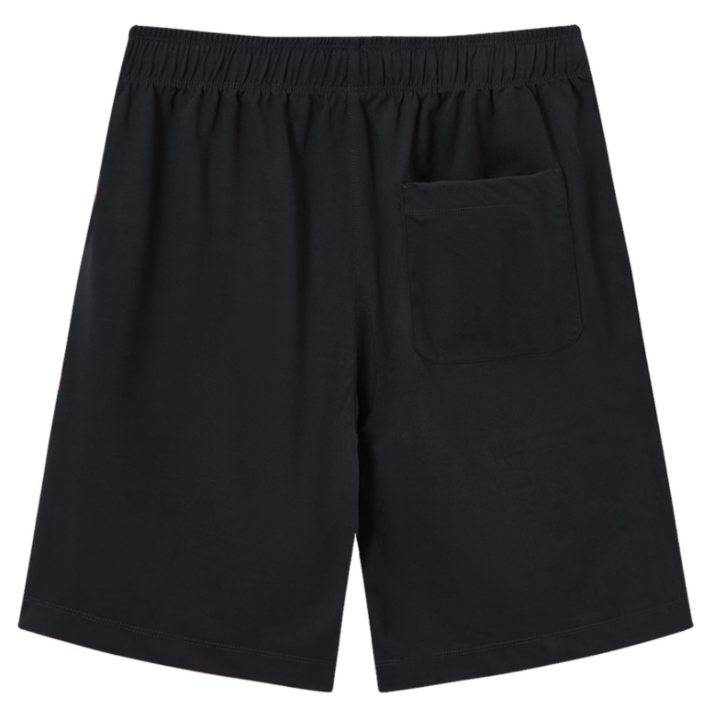 Elevate your resort wardrobe with the Teddy Blaze Sin City Lightweight Drawstring Shorts. Black cotton-blend shorts, adjustable drawstring, and ornate Sin City tattoo graphic. Shop NYC to Vegas style.