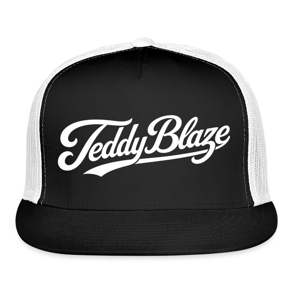 Signature Trucker Hat | MEN OF BK - black/white