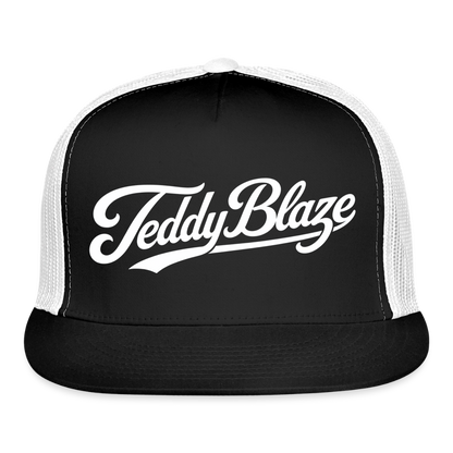 Signature Trucker Hat | MEN OF BK - black/white