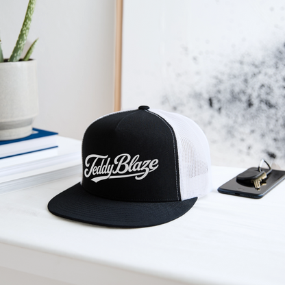 Signature Trucker Hat | MEN OF BK - black/white