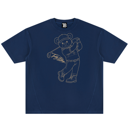 SDB Signature Vintage Wash Paneled Tee | Teddy Blaze University