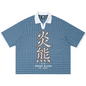 Kanji Plaid Boxy Golf Shirt | TBX