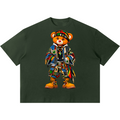 Shop the Teddy Blaze Boho ENY Sorona Boxy Tee, a relaxed unisex graphic tee featuring Teddy Blaze Boho and Brooklyn-inspired ENY artwork.
