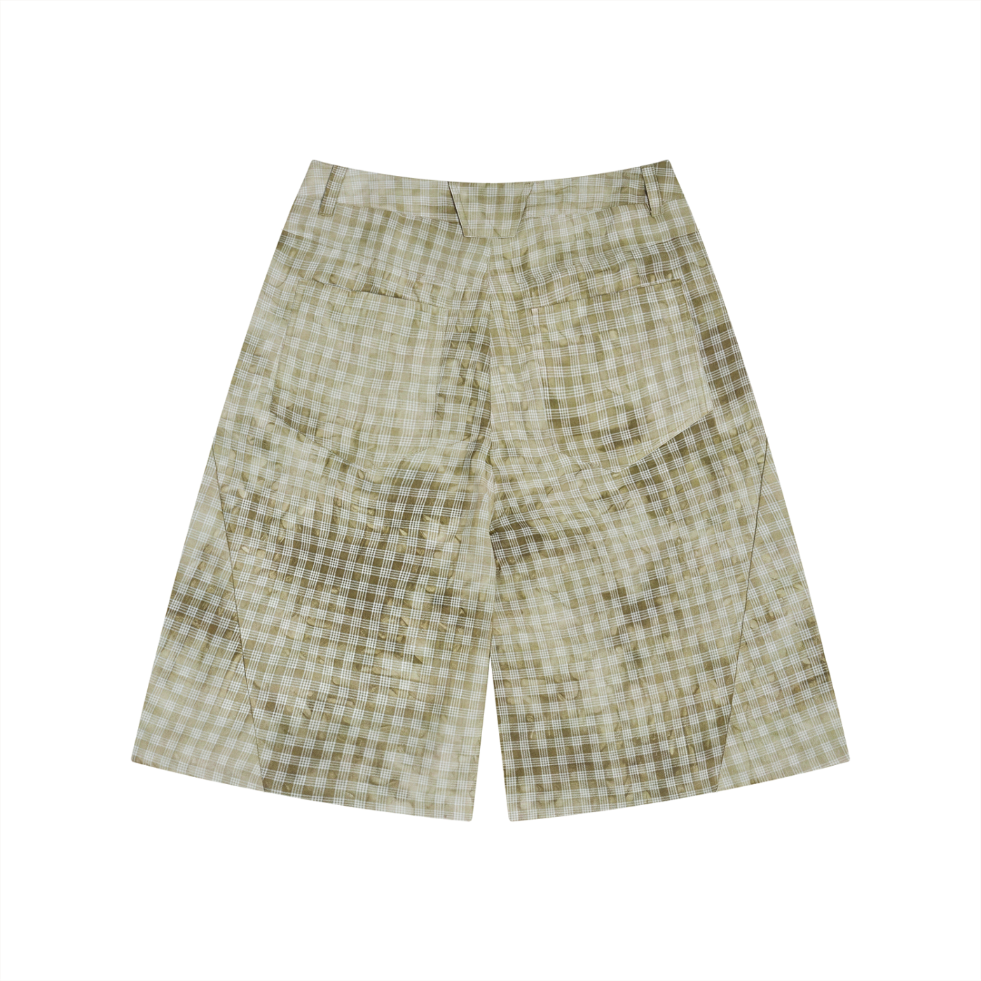 81C Vintage Wash Plaid Shorts | 81C