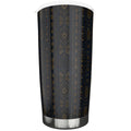 Carry Mud of Indigo everywhere with the Teddy Blaze 20oz Grab + Go Cup, a reusable stainless-steel travel cup wrapped in our rich indigo-inspired house pattern.