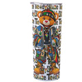 Meet the 20oz Teddy Blaze Boho Tumbler featuring Teddy Blaze, signature AfroBohemian artwork and a durable stainless steel body made for drinks on the go.