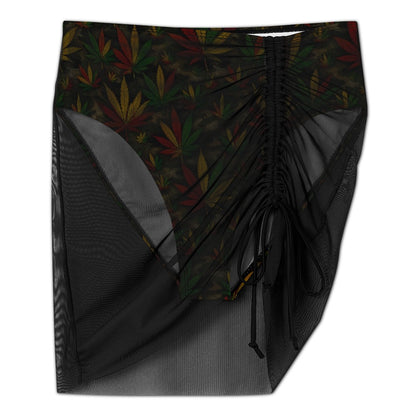 Leaf Sarong V-Neck Trikini | STONE AVE