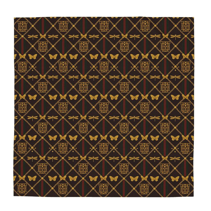 Amor Oso Silk Satin Wrap Scarf