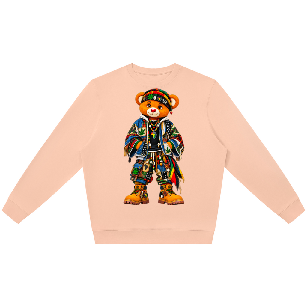 Shop the Teddy Blaze Boho ENY Oversized Jumper featuring Teddy Blaze Boho, relaxed unisex styling and signature East New York-inspired artwork.