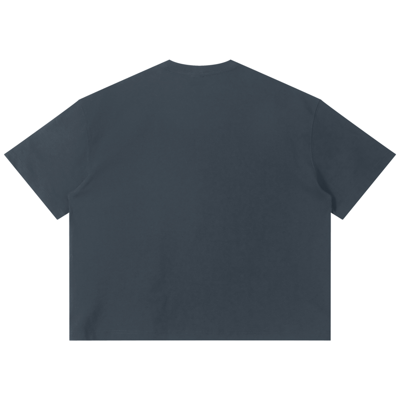 Shop the Signature Boxy Tee by Teddy Blaze. 220 GSM cotton-poly oversized drop-shoulder t-shirt with yellow script logo from TOPS BY TEDDY BLAZE.