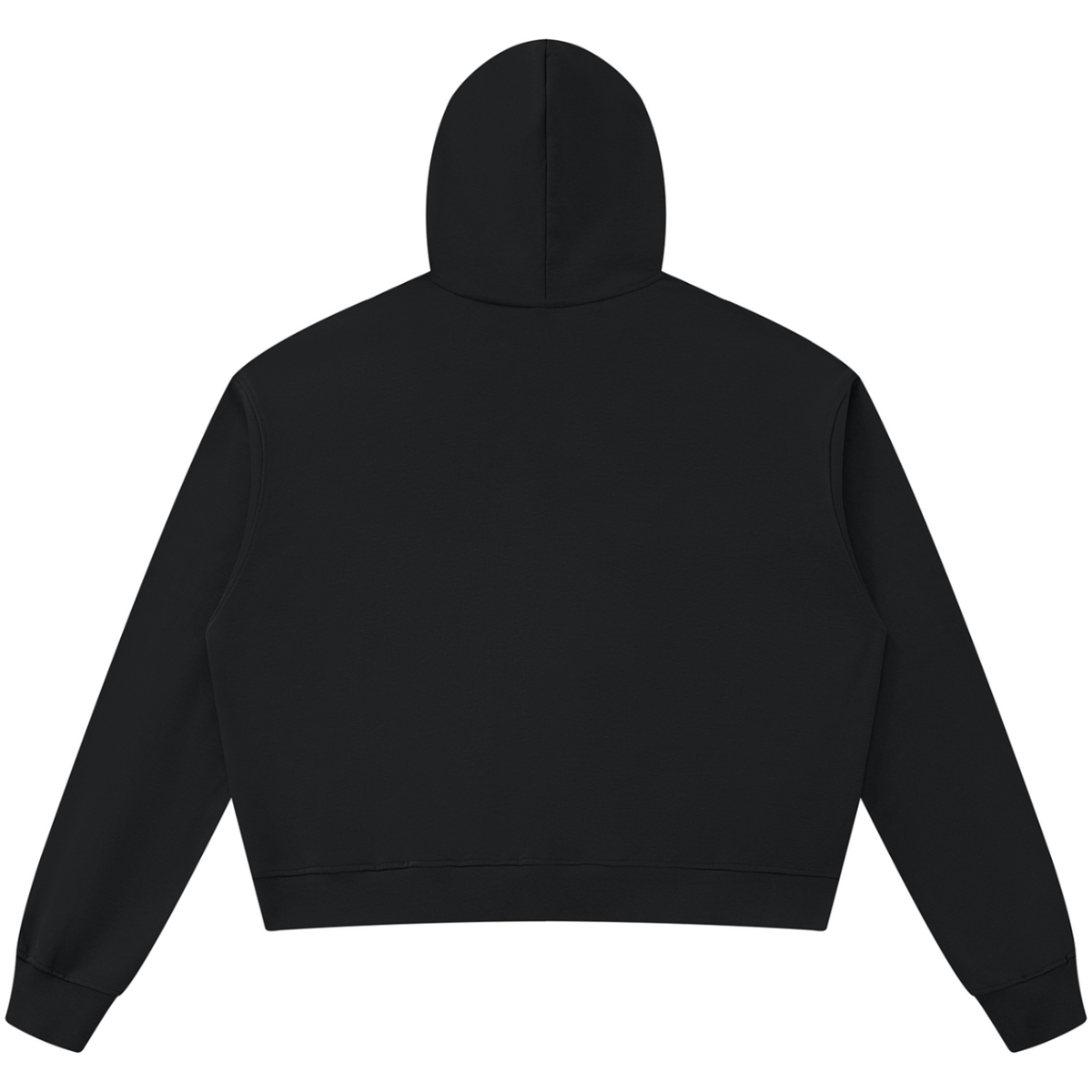 Signature V-Neck Box Cut Raw Edge Fleece Hoodie