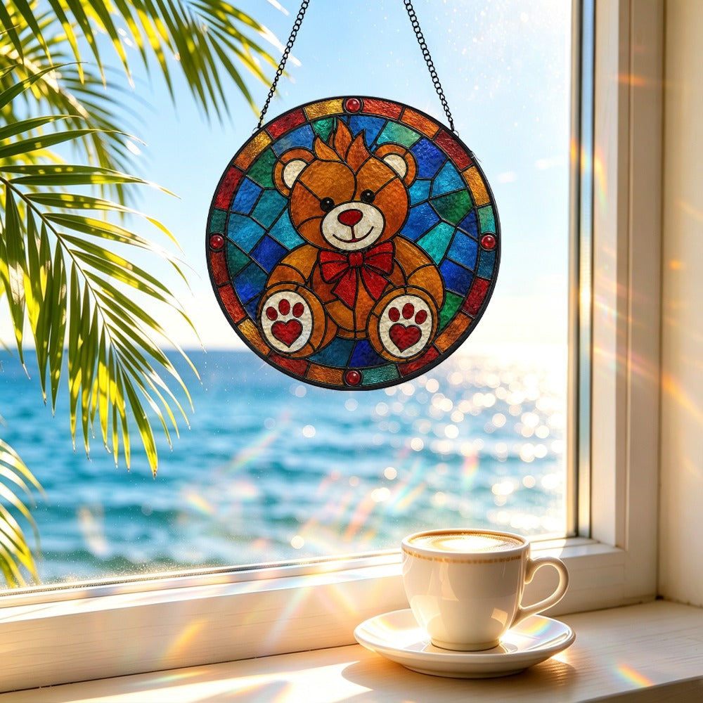 Bearatoo Stained Glass Decoration | CRUZ AT HOME