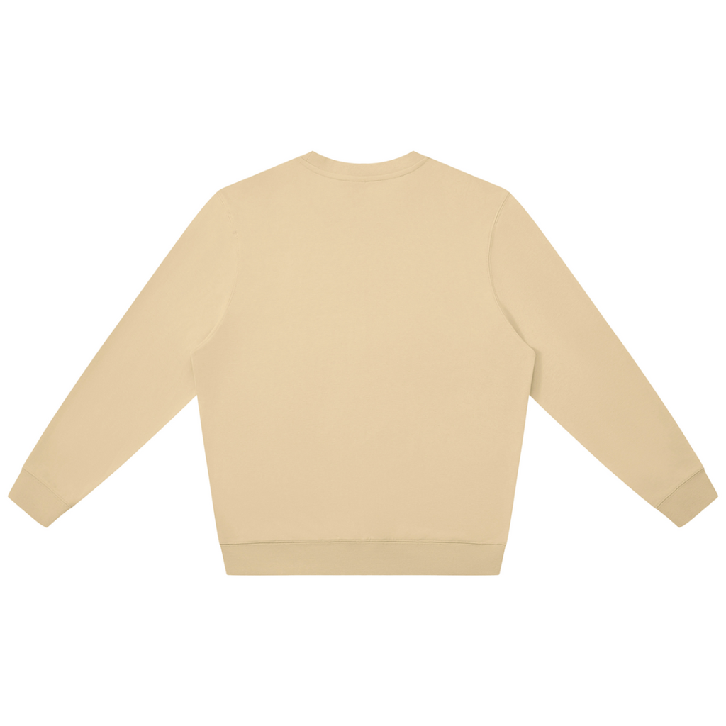 Teddy Blaze, Teddy Blaze Samurai, Samurai jumper, oversized jumper, oversized sweatshirt, unisex sweatshirt, graphic sweatshirt, beige sweatshirt, men's oversized sweatshirt, Afrocentric streetwear, Afrodemia Americana, Americana streetwear, Japanese inspired streetwear, samurai graphic, character streetwear, cotton blend sweatshirt, graphic jumper, Men of Blaze, Teddy Blaze clothing