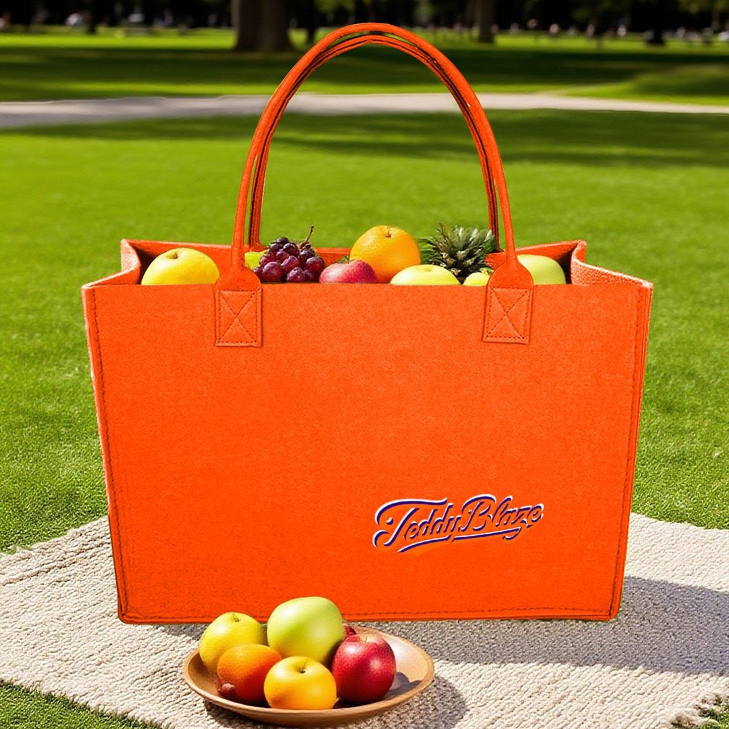 Signature Felt Shopper | The Delancey Collection