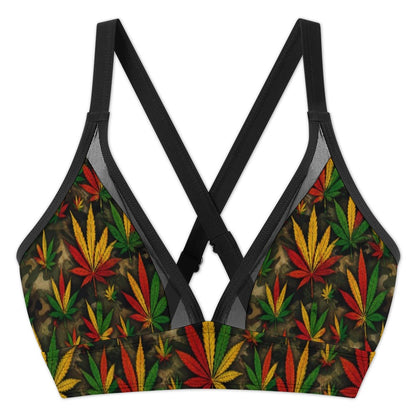 Leaf Sarong V-Neck Trikini | STONE AVE