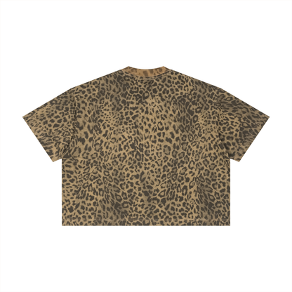 Team Dragon Leopard Print Boxy Tee | AFRO ANIME