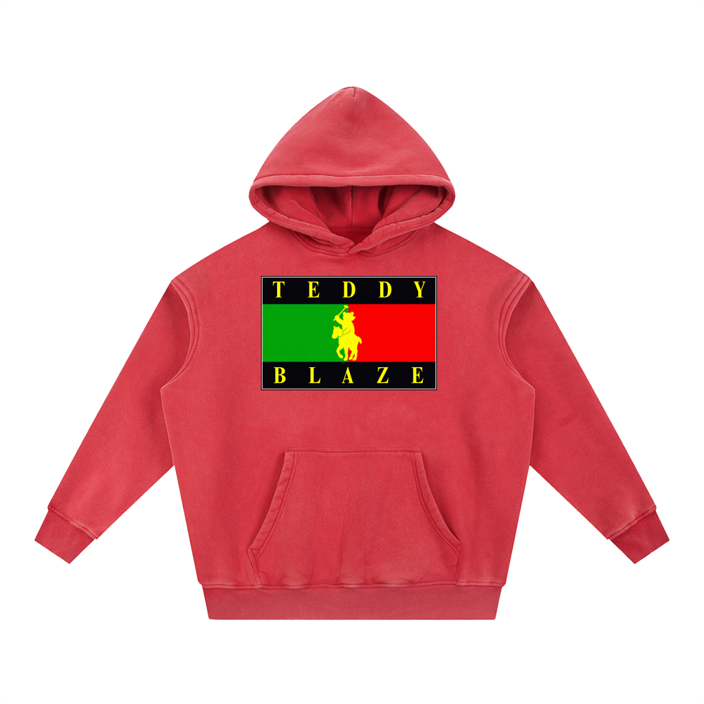 Snow Washed Fleece Pullover Hoodie