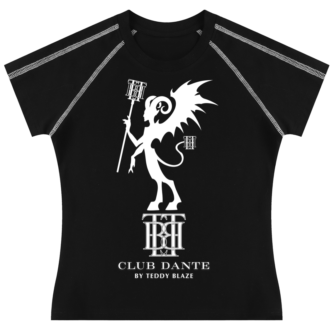 Club Dante Contrast Stitch Raglan Tee