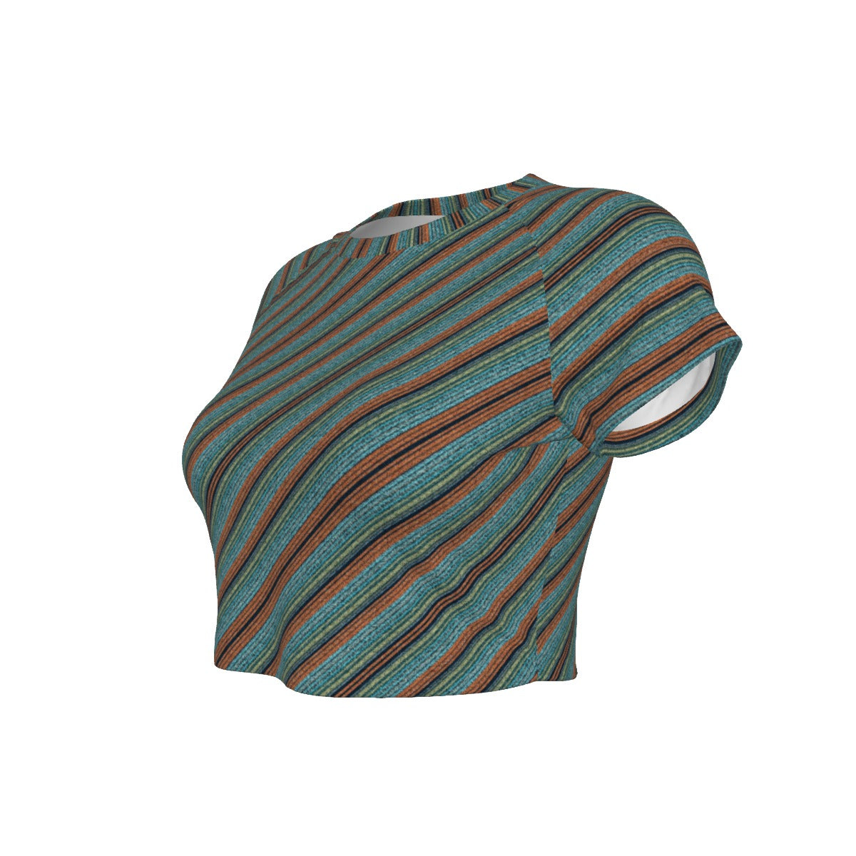 Emerald Canyon Drift Crop Tee