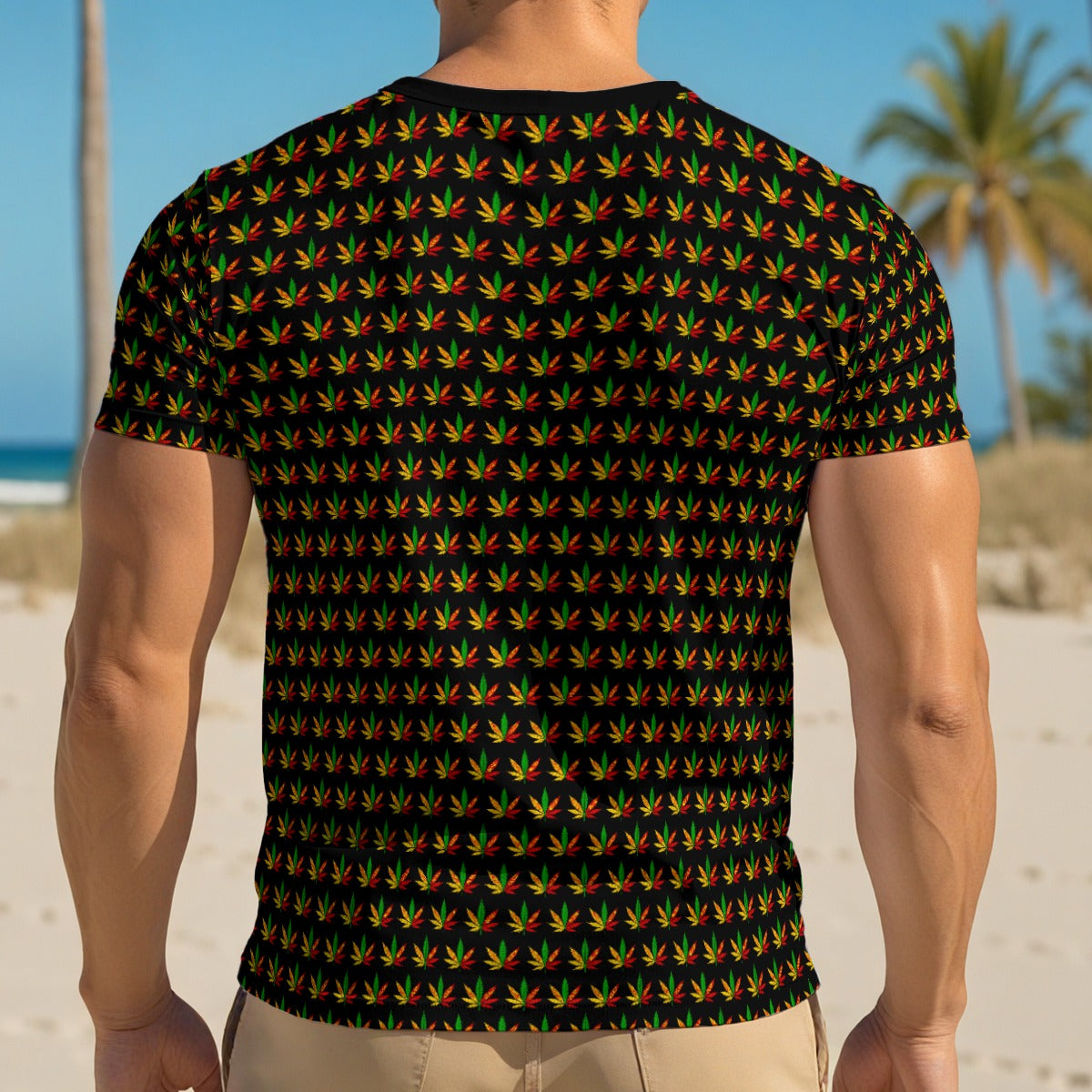 Leaf V-Neck Tee | STONE AVE