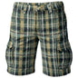 Bold plaid cargo shorts crafted in structured Dandy Duck Cloth. Designed for movement, utility, and Caribbean heat with signature Teddy Blaze energy.