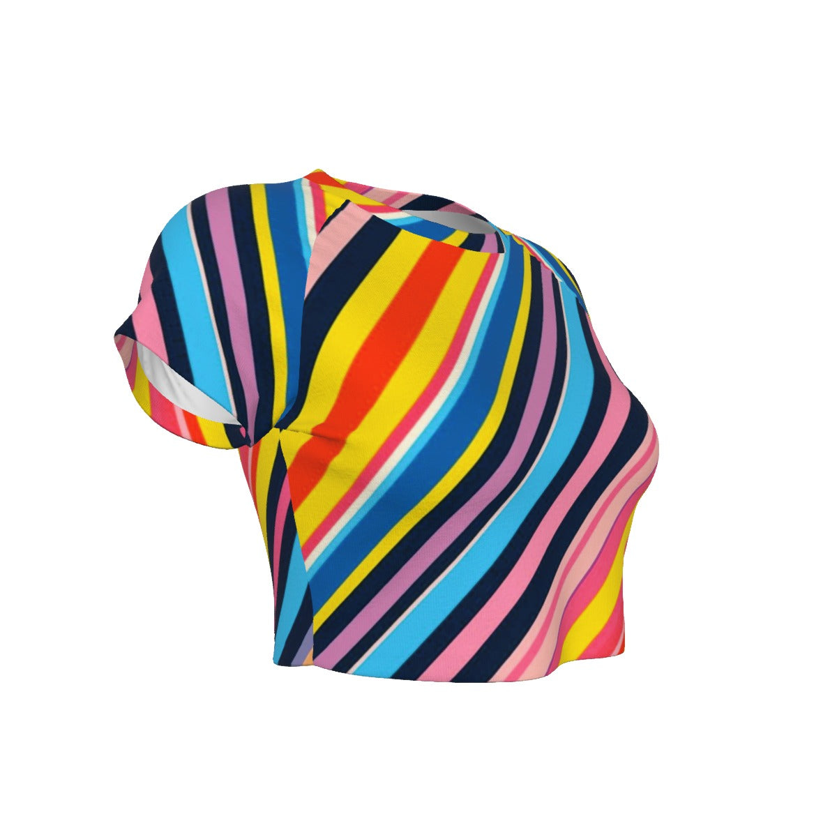 Salsa Fuego Stripe Crop Tee