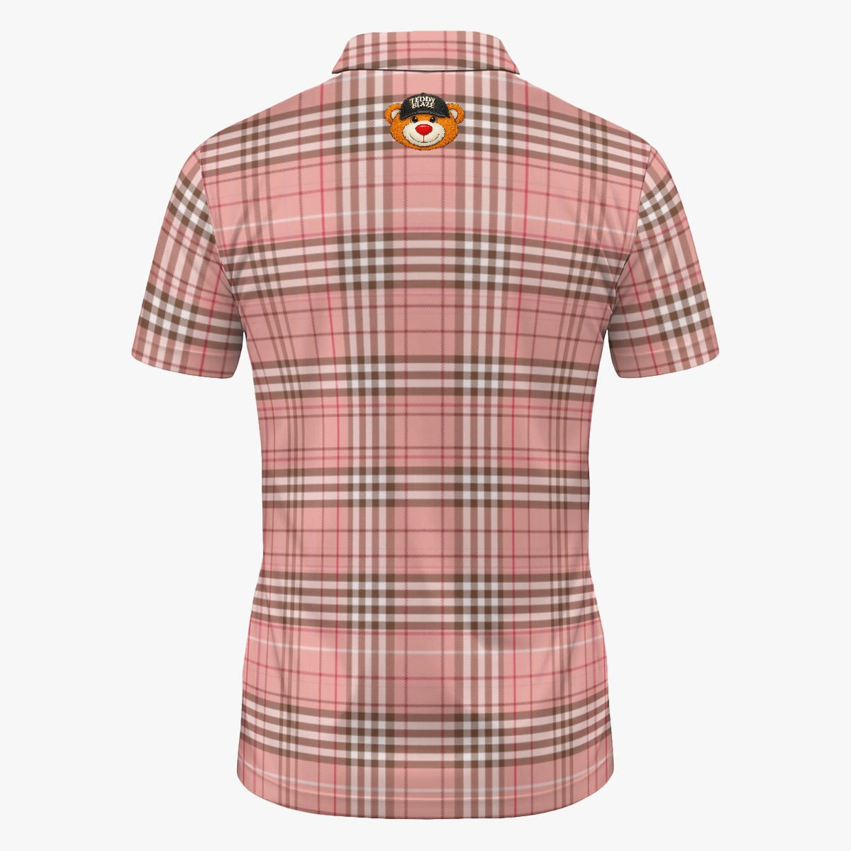 Gilded Brownstone Check — Uptown Blush Polo