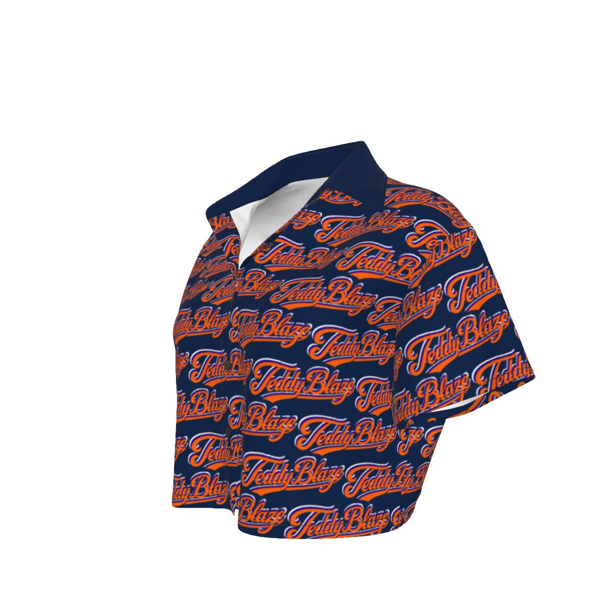Signature Cropped Camp Shirt | The BK Collection