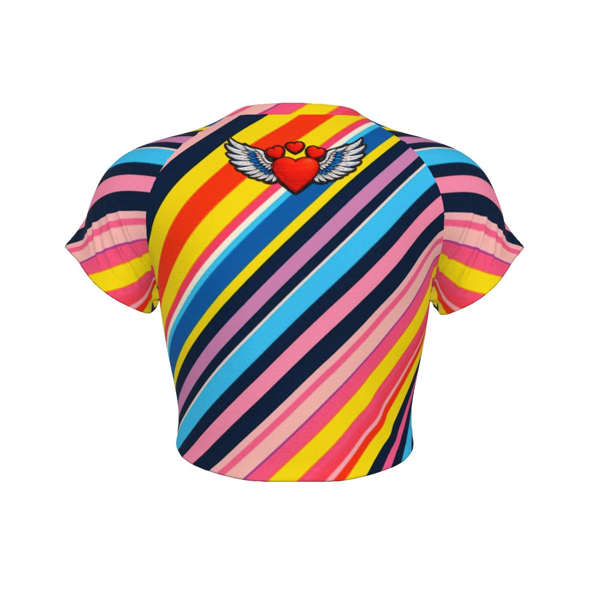 Salsa Fuego Stripe Crop Tee