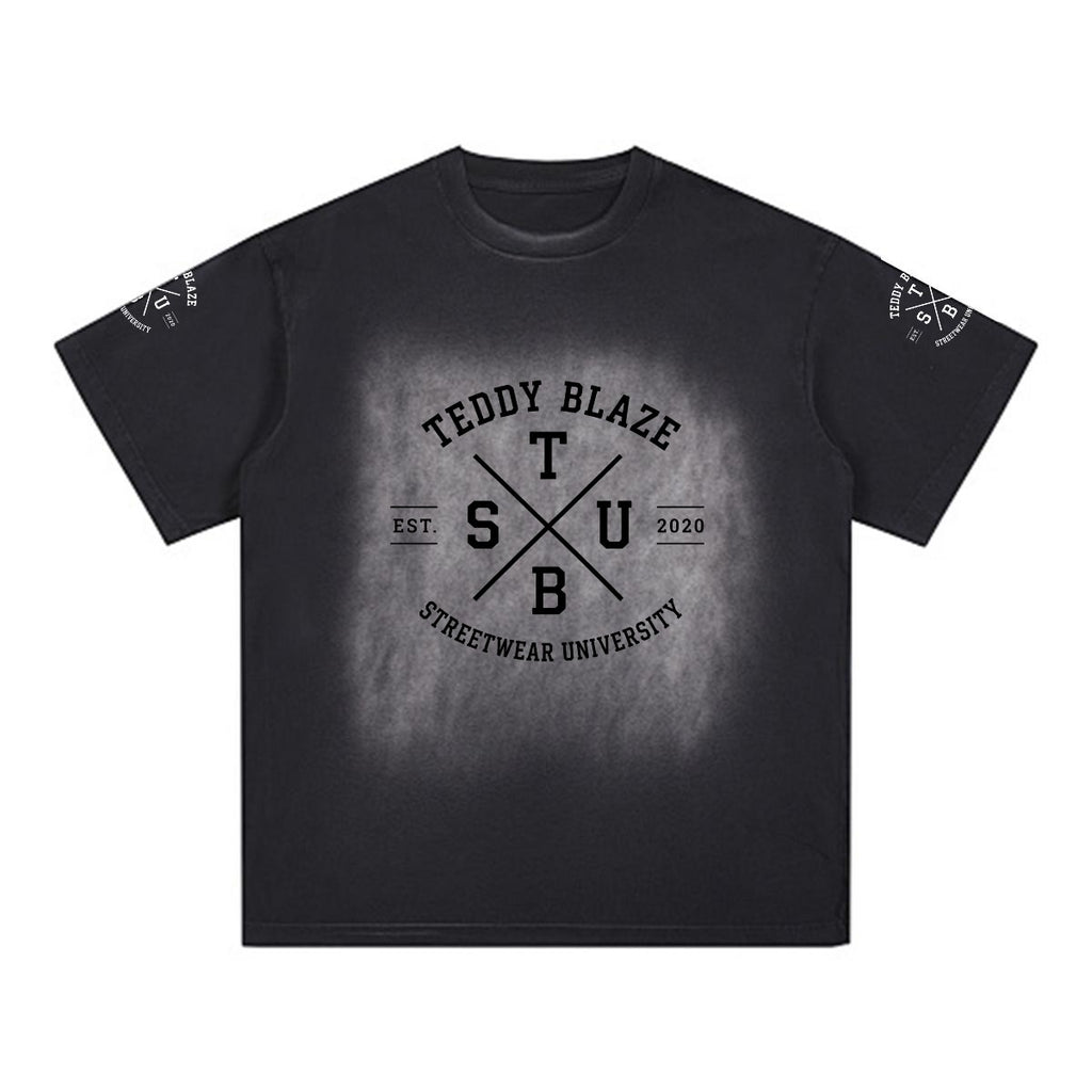 X Crest Boxy Vintage Wash Tee | THE CAMPUS