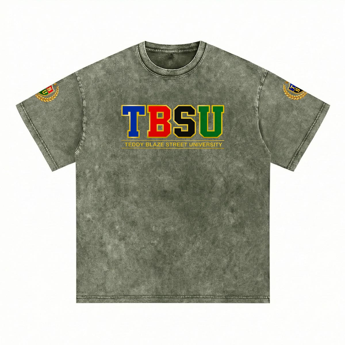 Upper Classman Vintage Wash Drop Shoulder Tee | THE CAMPUS